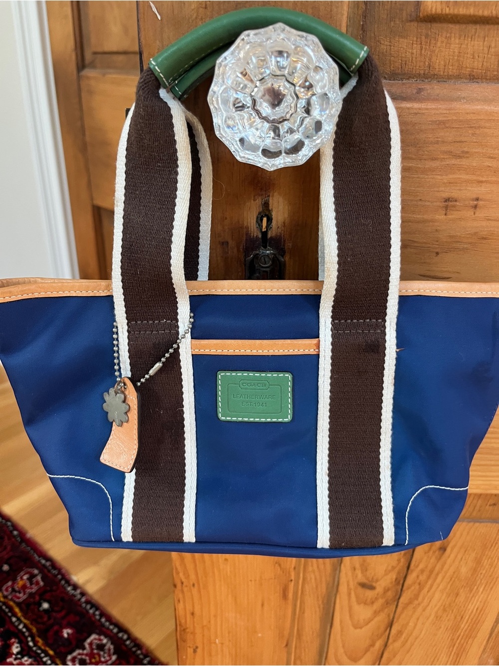 Vintage Coach Hampton mini tote